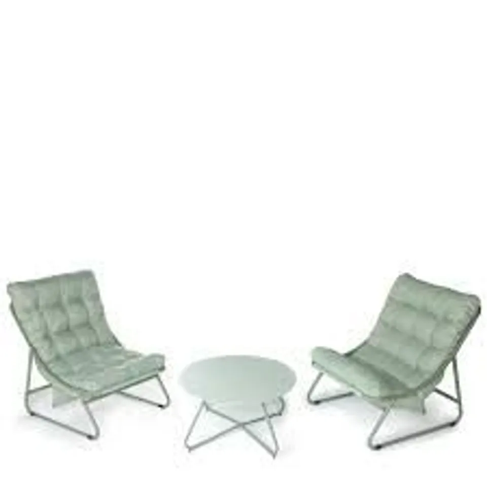 BOXED MY GARDEN STORIES PADDED BISTRO SET NATURAL