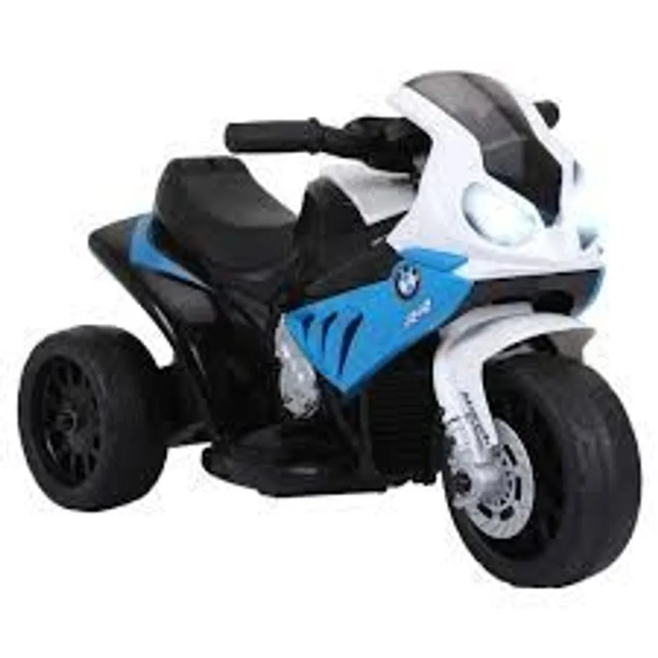 BOXED HOMCOM ELECTRIC MOTORBIKE FOR KIDS RIDE ON BMW MOTORBIKE W/HEADLIGHTS AND MUSIC, 6V - BLUE