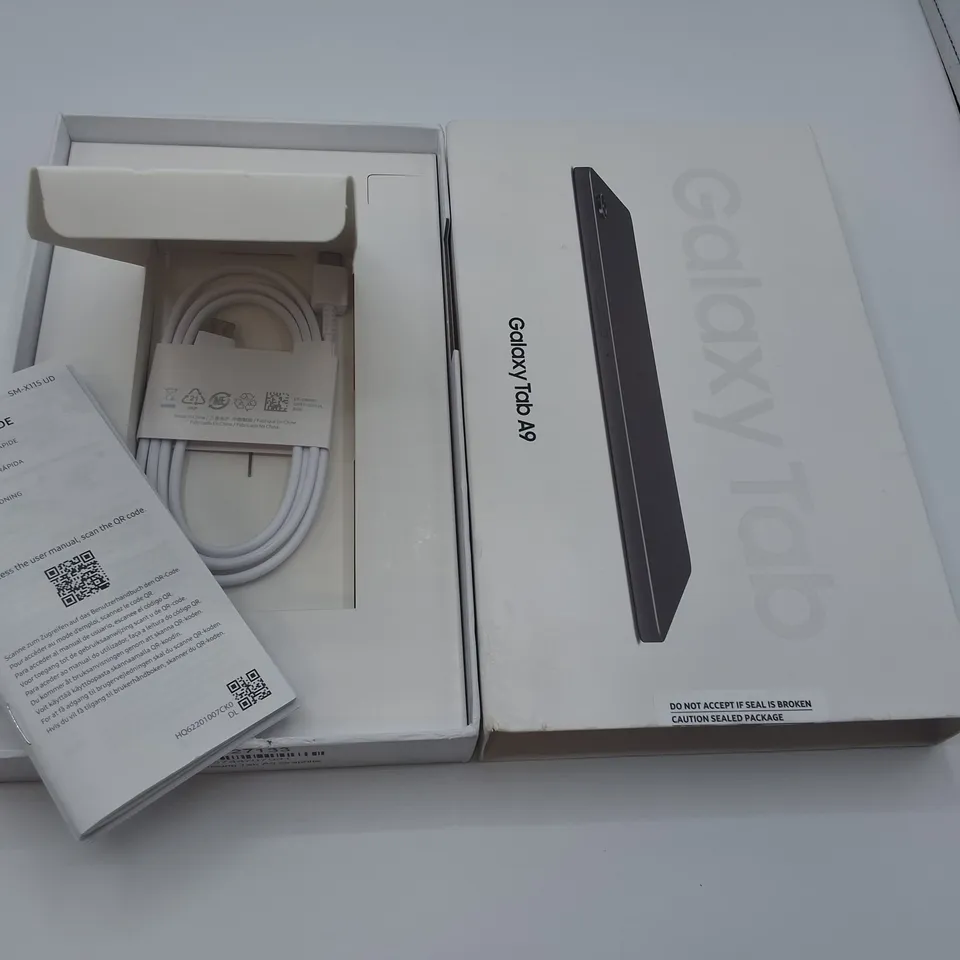 BOXED SAMSUNG GALAXY TAB A9 4GB/64GB IN GRAPHITE - SM-X115