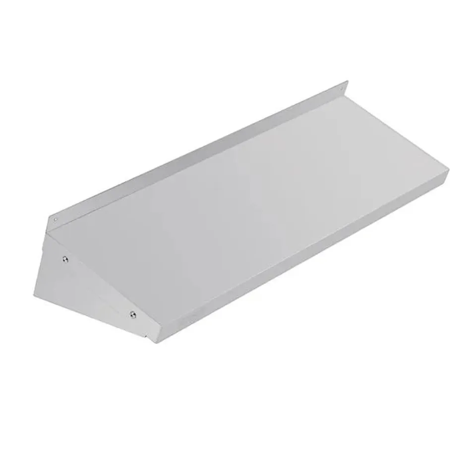 BOXED VOGUE STAINLESS STEEL KITCHEN SHELF 900MM