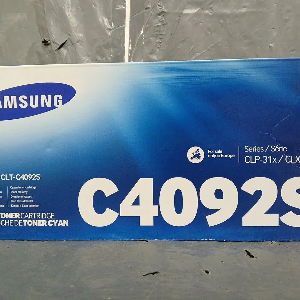 BOXED SAMSUNG CLT-C4092S CYAN TONER CARTRIDGE