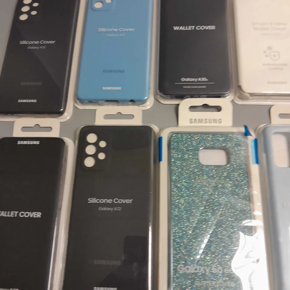 LOT OF 14 ASSORTED SAMSUNG PHONE CASES