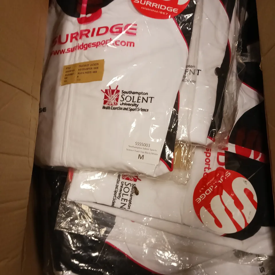 APPROXIMATELY 25 SURRIDGE PERSONALISED CRICKET TRACKSUIT JACKETS - M