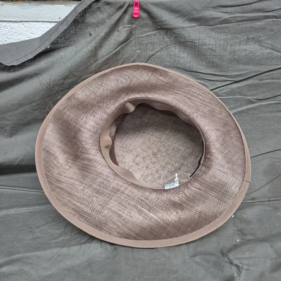 Windsmoor brown hat for women with decorative rosette