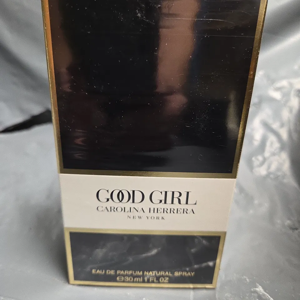 BOXED AND SEALED GOOD GIRL CAROLINA HERRERA NEW YORK EAU DE PARFUM 30ML