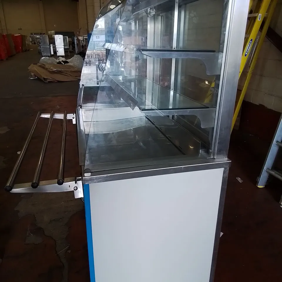MOFFAT 3V4 CHILLER SELF SERVE DISPLAY CABINET WITH TRAY TRACK