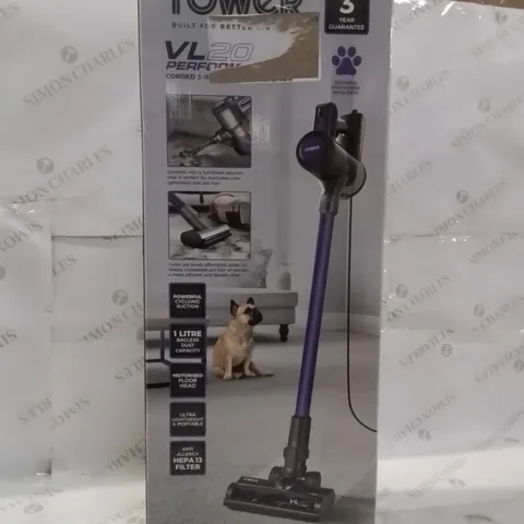 BOXED TOWER VL20 PERFORMANCE CORDED 3-IN-1 VACUUM