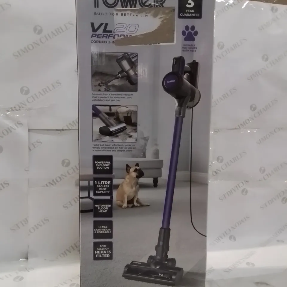 BOXED TOWER VL20 PERFORMANCE CORDED 3-IN-1 VACUUM 