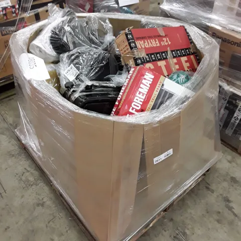 PALLET OF APPROXIMATELY 23 UNPROCESSED RAW RETURN HOUSEHOLD AND ELECTRICAL GOODS TO INCLUDE;