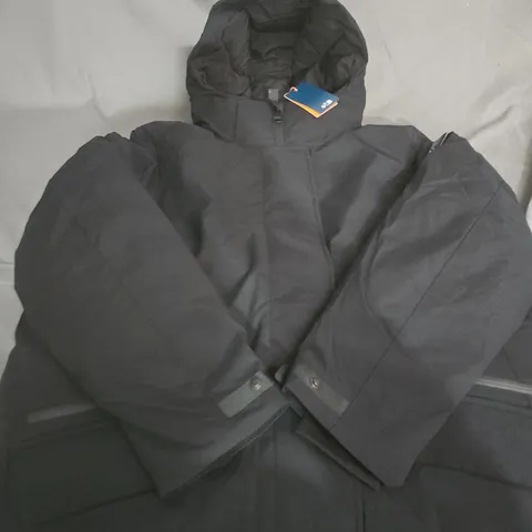 SUPERDRY CITY FISHTAIL PADDED PARKA – WOMEN'S BLACK, UK 14 