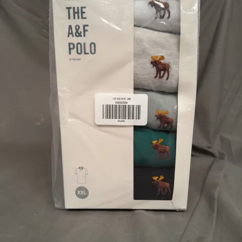 SEALED ABERCROMBIE & FITCH THE A&F POLO IN VARIOUS COLOURS - XXL