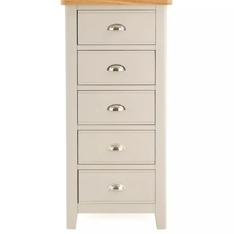 BOXED MALONE 5 DRAWER TALL BOY - COLLECTION ONLY