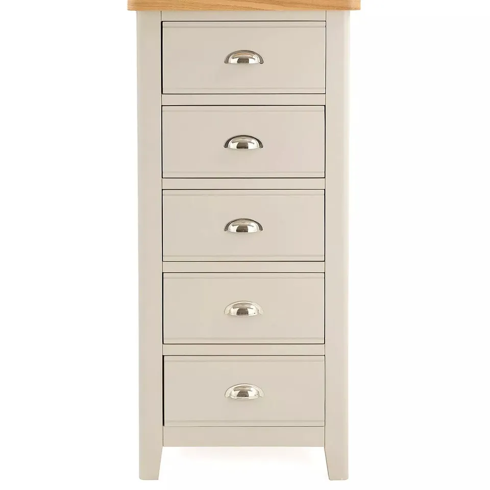 BOXED MALONE 5 DRAWER TALL BOY - COLLECTION ONLY