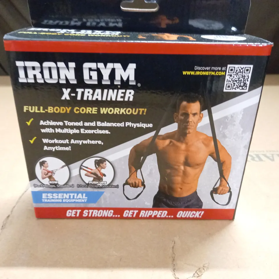 BOXED AS NEW IRON GYM X-TRAINER FULL BODY CORE WORKOUT