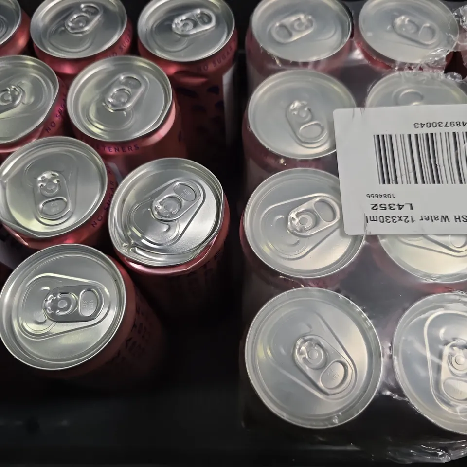 TOTE OF APPROXIMATELY 20 DA-SH RASPBERRY SPARKLING WATER 