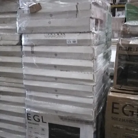 PALLET OF APPROXIMATELY 26 ASSORTED DAMAGED TV'S