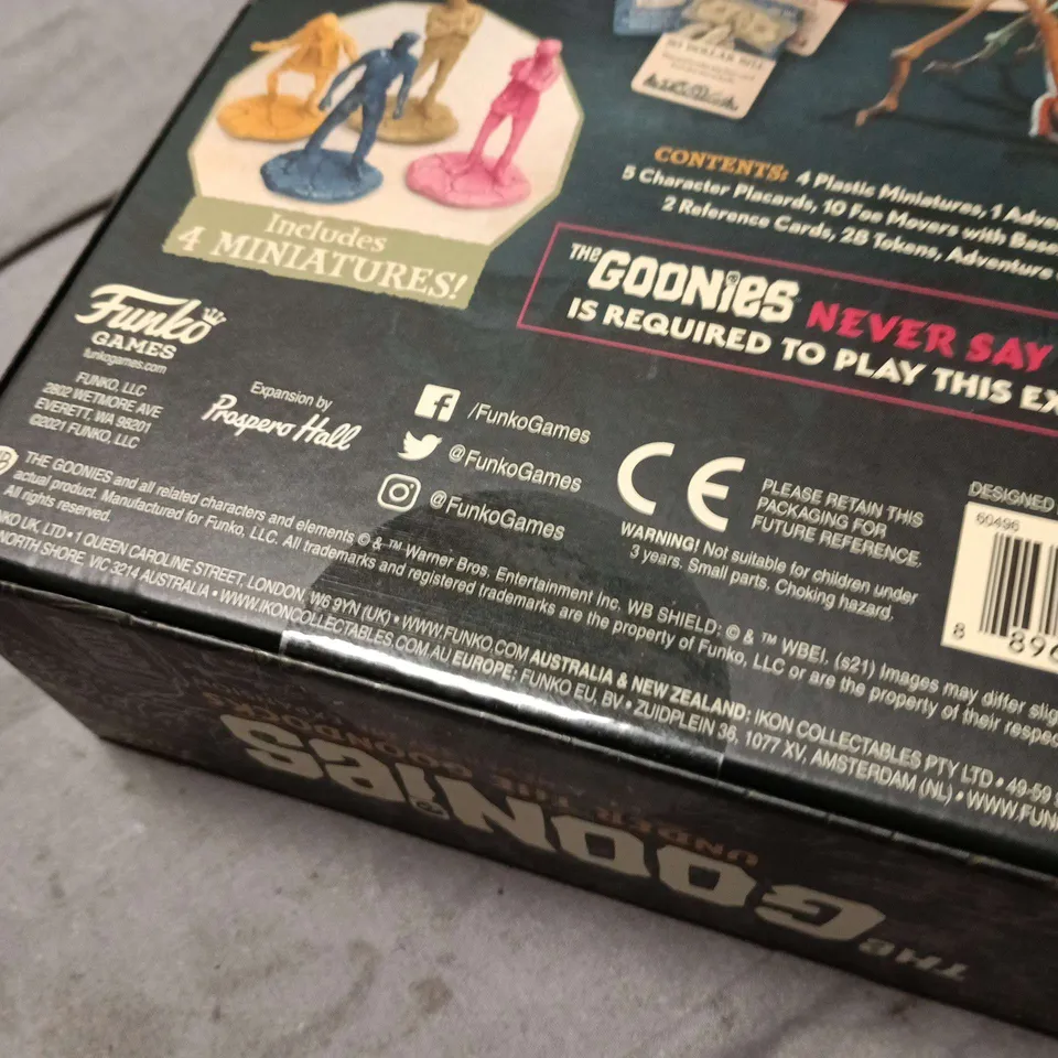 SEALED THE GOONIES: UNDER THE GOONDOCKS EXPANSION – BOARD GAME (FUNKO GAMES)