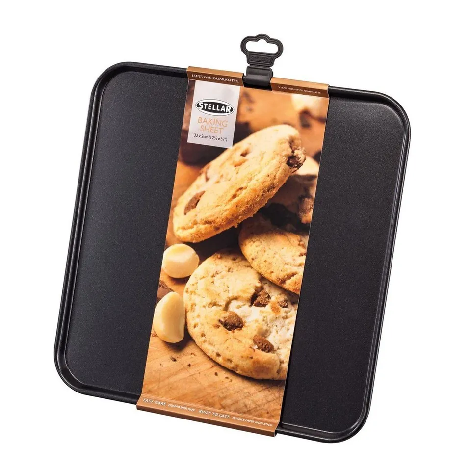 BOXED STELLAR BAKSWARE NON STICK BAKING TRAY
