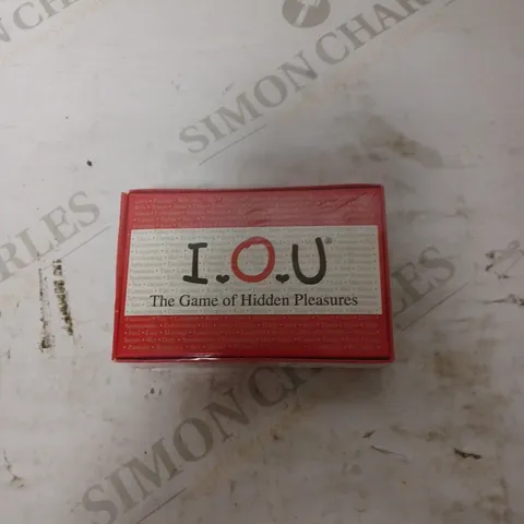 I.O.U THE GAME OF HIDDEN PLEASURES SEALED