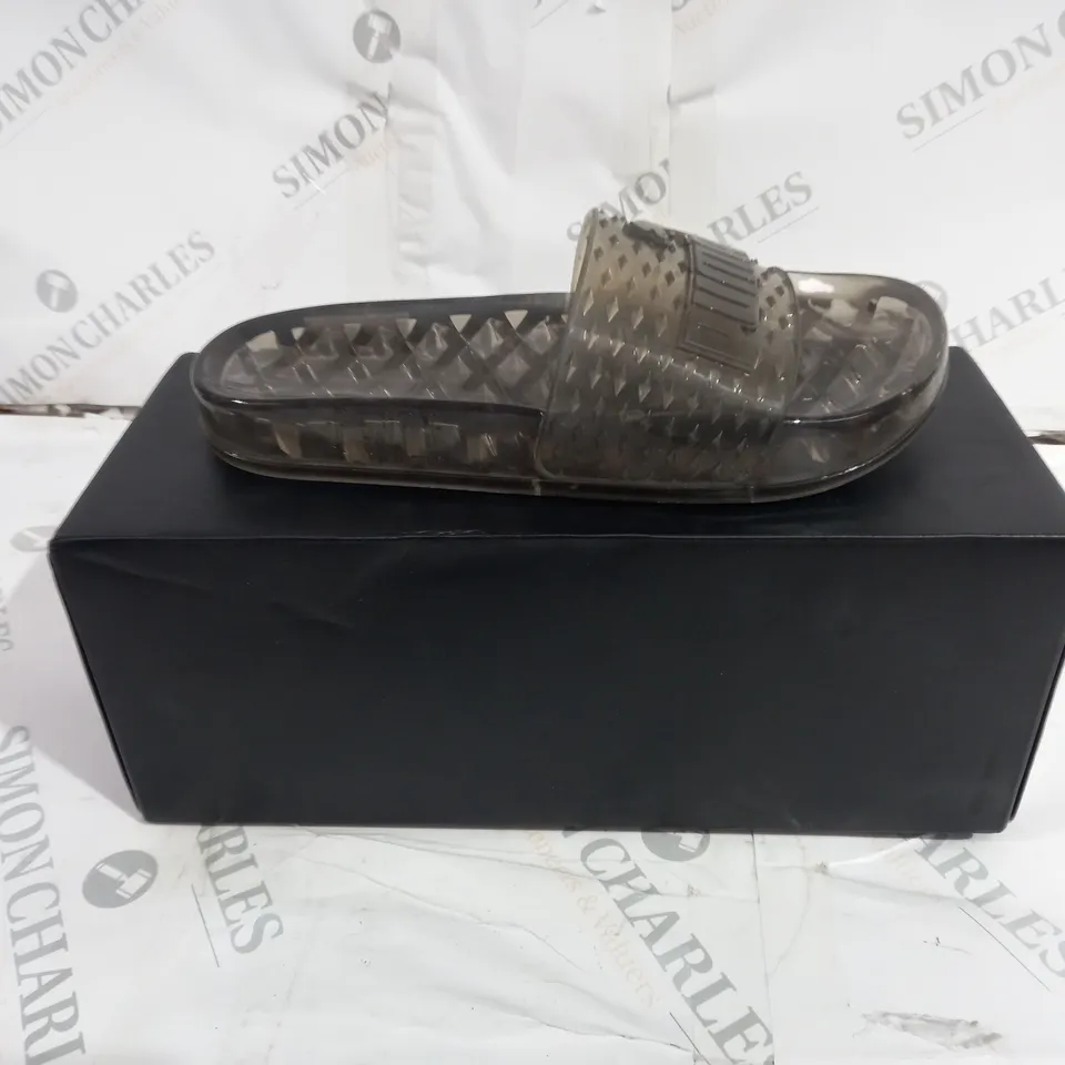 PUMA FENTY BLACK JELLY SLIDES SIZE 4