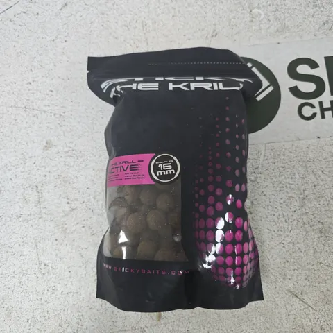 STICKY BAITS THE KRILL ACTIVE PELLETS 16MM – CARP FISHING BAIT BAG