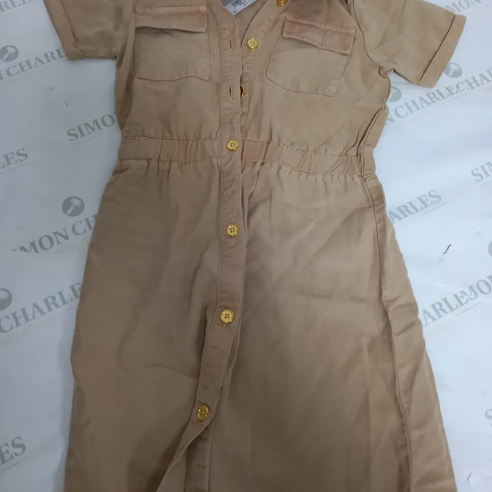 RIVER ISLAND DRESS IN STONE TAN - 10 YEARS
