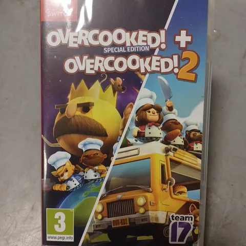 SEALED NINTENDO SWITCH OVERCOOKED & OVERCOOKED 2 