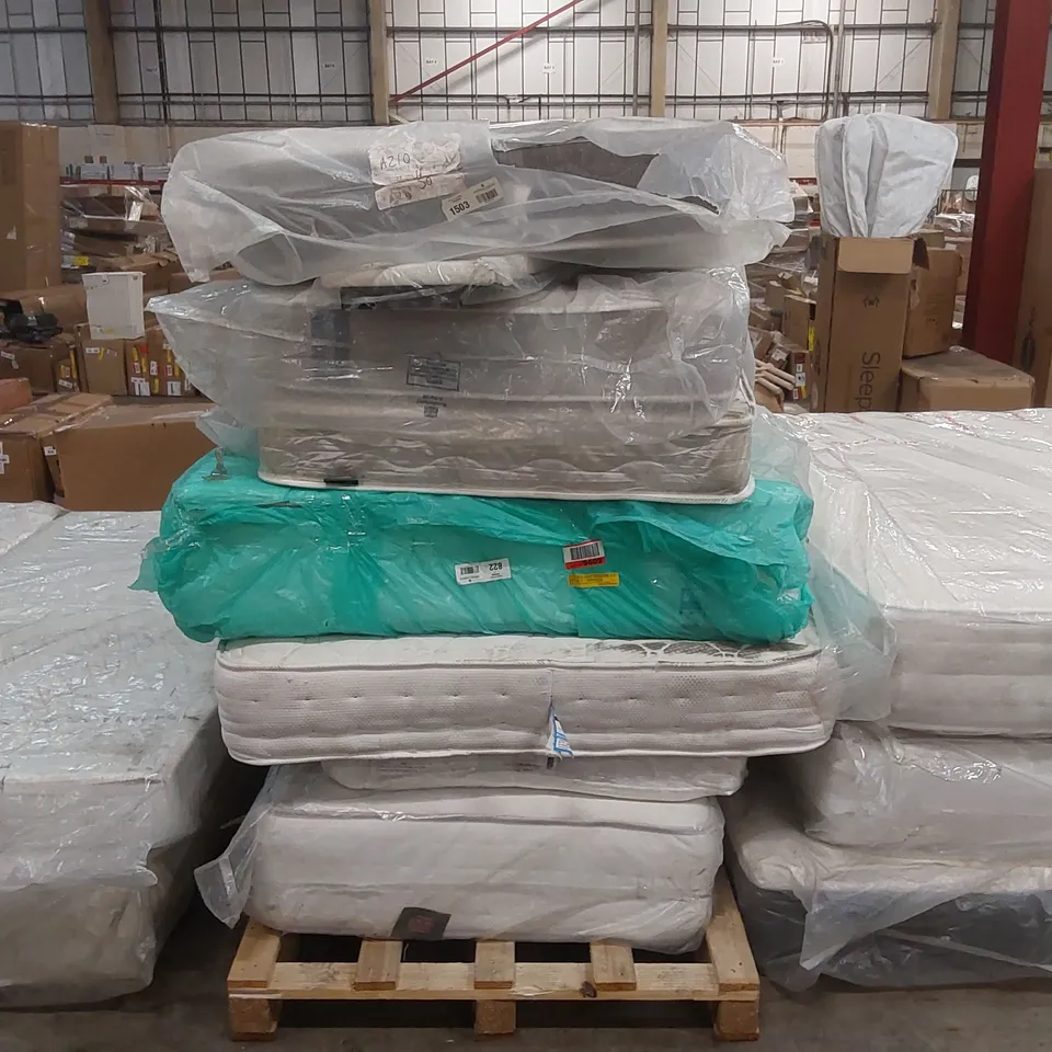PALLET CONTAINING 7x ASSORTED MATTRESSES ECT