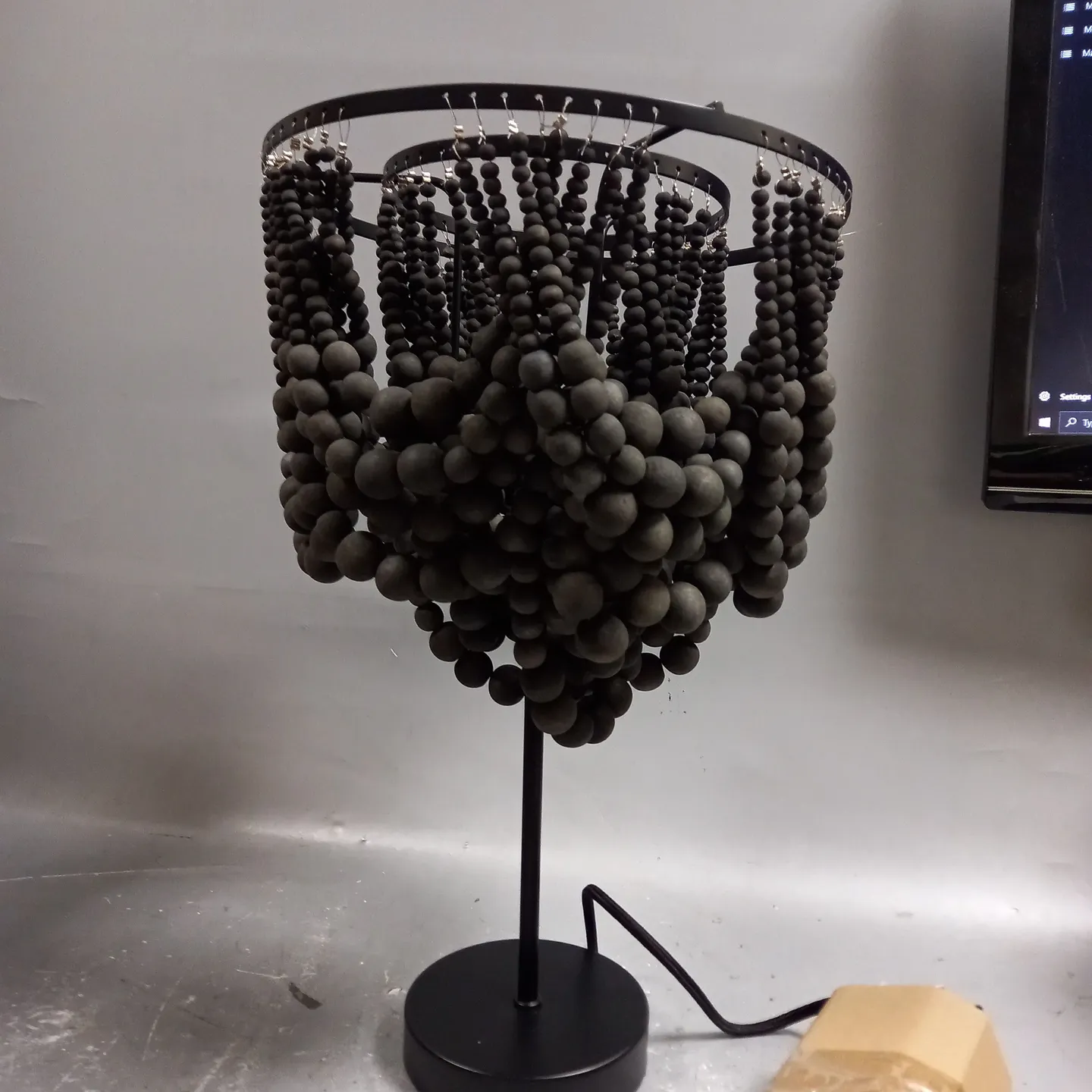 MILLER WOODEN TABLE LAMP RRP £70