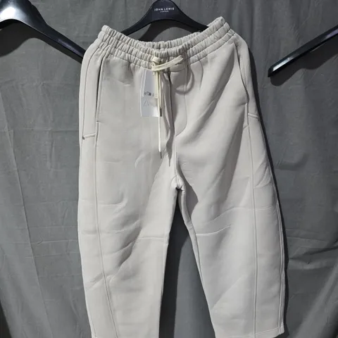 ZARA LIGHT GREY JOGGERS WITH DRAWSTRING β XS
