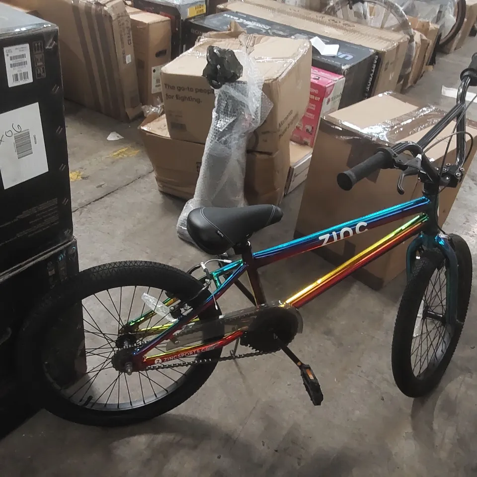 ZINC 20 INCH BMX BIKE NEOCHROME - COLLECTION ONLY