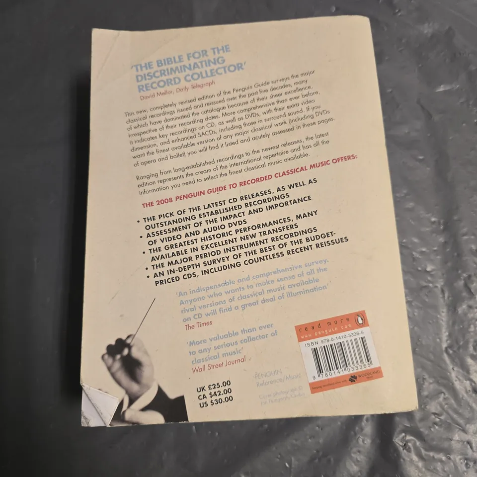 THE PENGUIN GUIDE TO RECORDED CLASSICAL MUSIC 2008