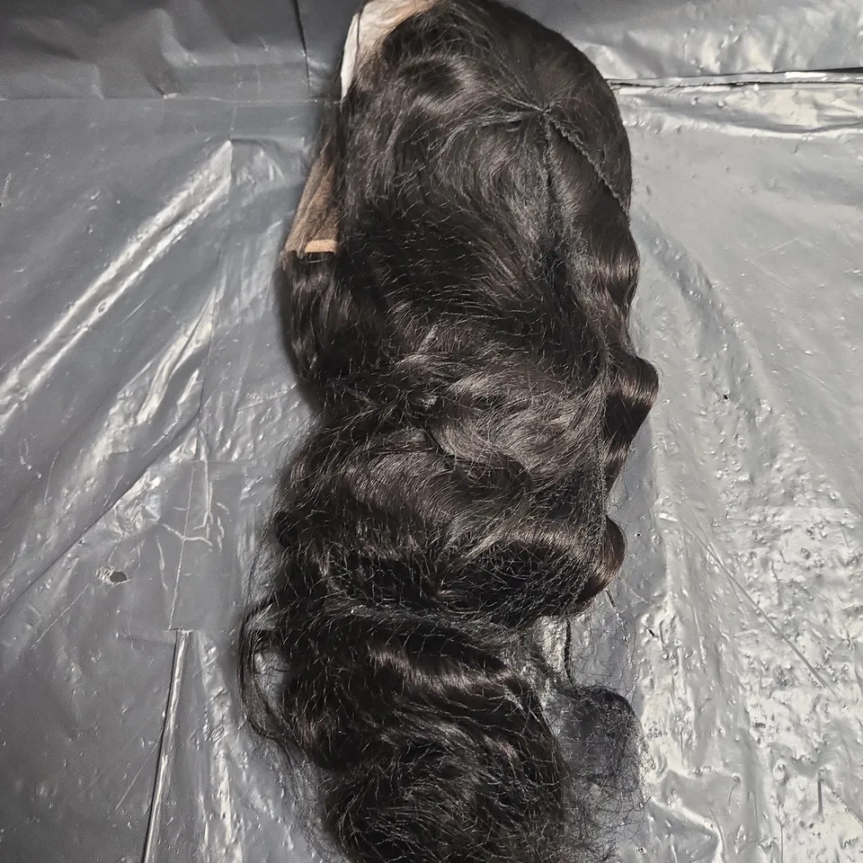 WOWANGEL 100% PURE HUMAN HAIR LACE WIG – CELEBRITY SERIES, DARK BROWN, LONG WAVES