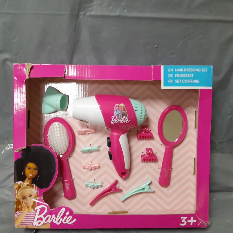 BARBIE HAIRDRESSING SET WITH HAIRDRYER