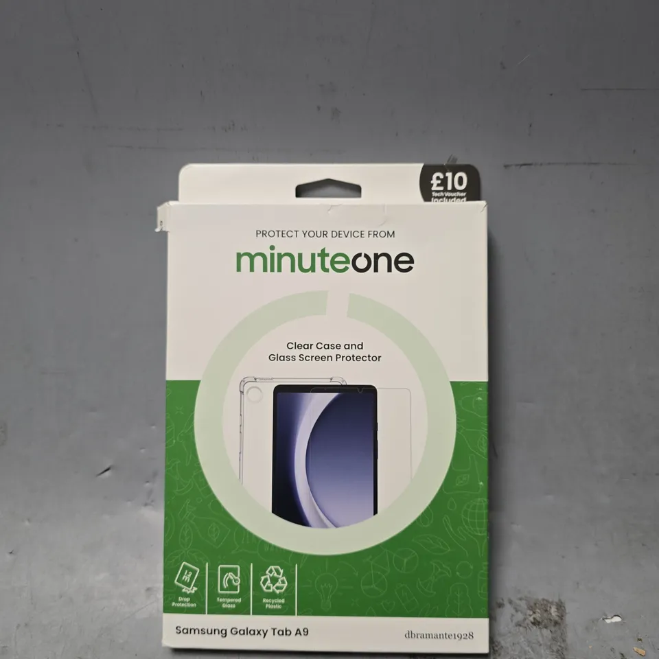 BOX OF APPROXIMATELY 10 MINUTEONE SAMSUNG GALAXY TAB A9