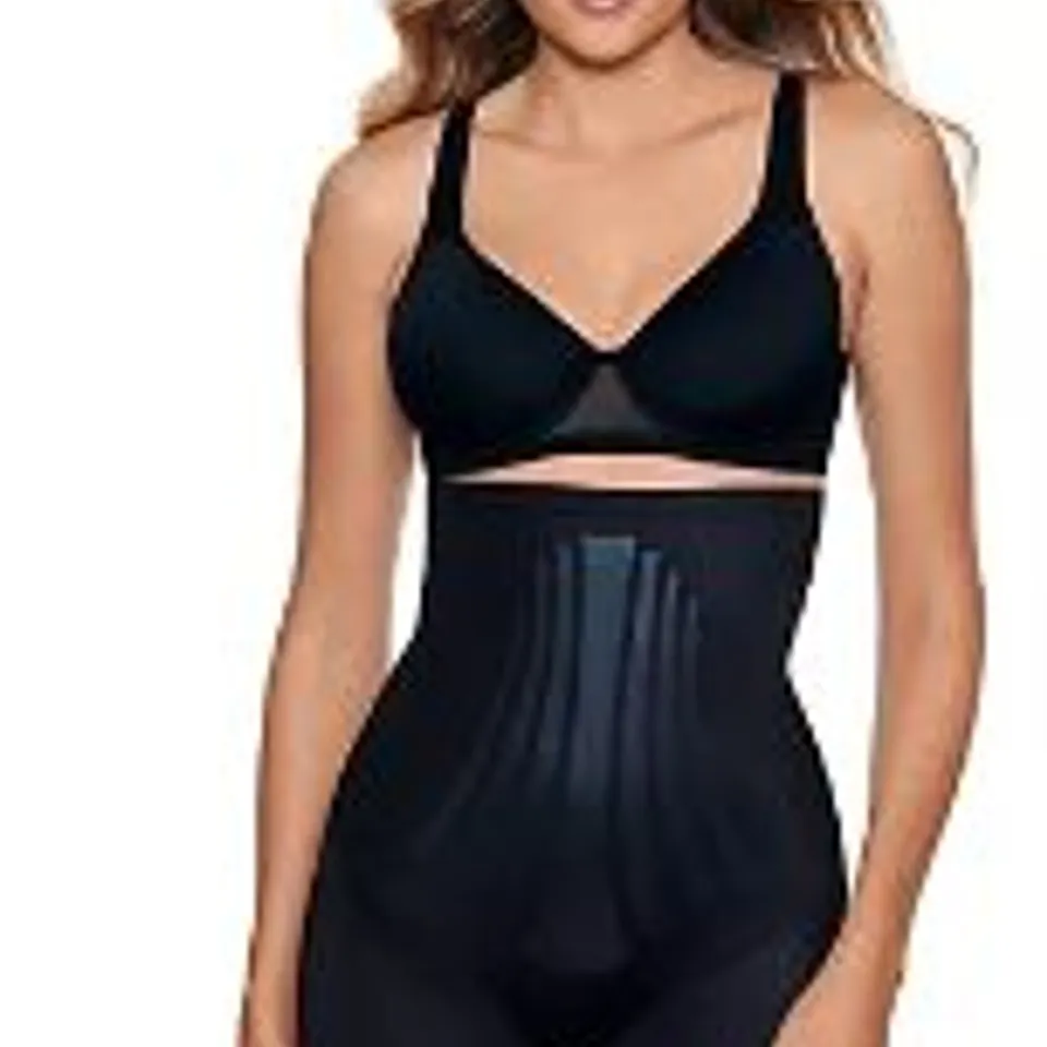 MIRACLESUIT MODERN MIRACLE HI-WAIST THIGH SLIMMER BLACK SMALL