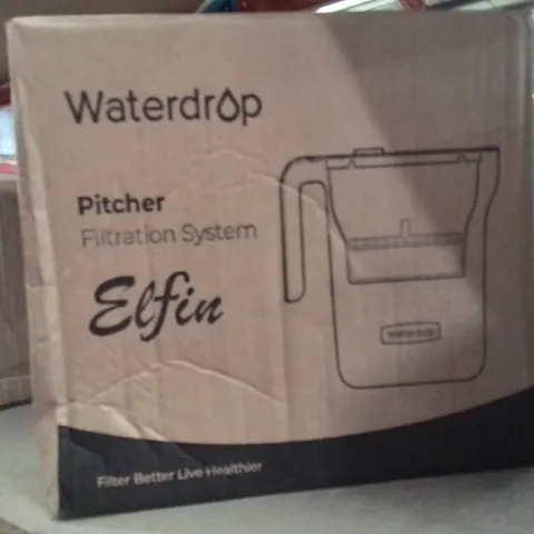 BOXED WATERDROP PITCHER FILTRATION STSTEM