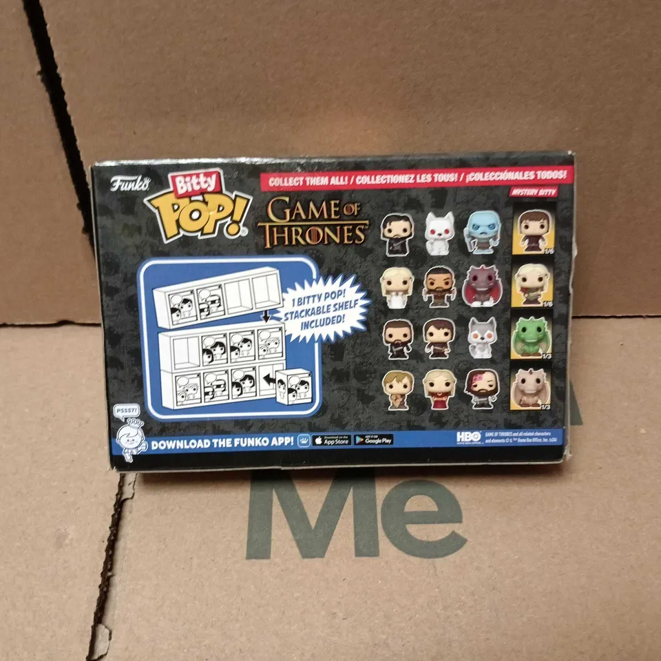 FUNKO POP! BITTY GAME OF THRONES 4-PACK – BOXED WITH DISPLAY SHELF