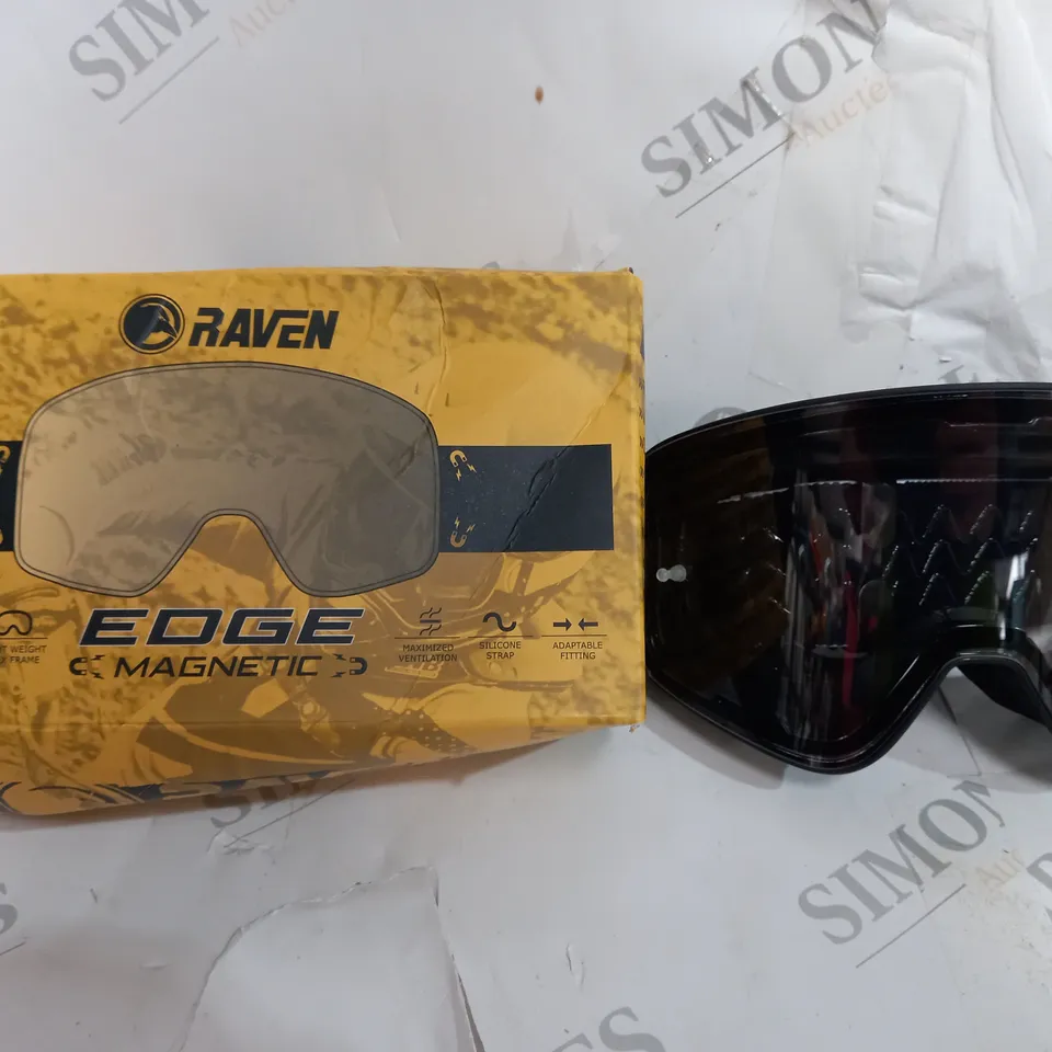 BOXED RAVEN EDGE MAGNETIC GOGGLES 