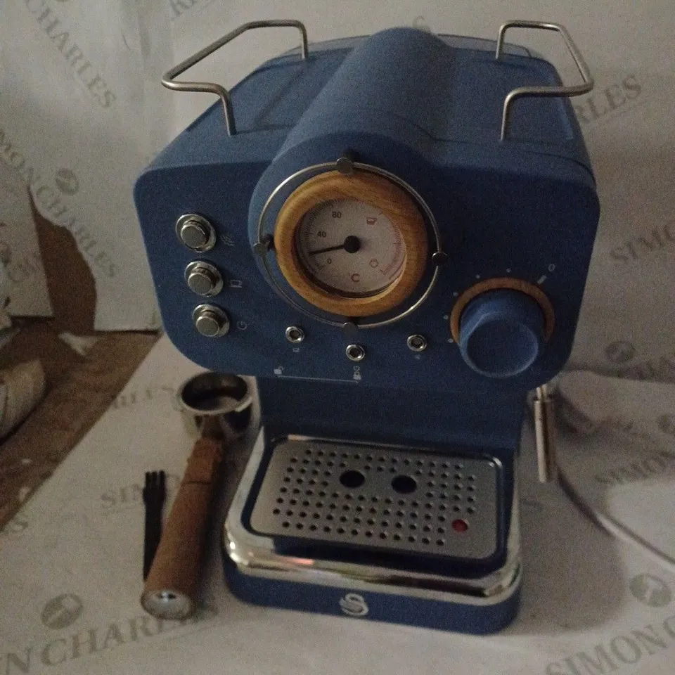 SWAN ESPRESSO COFFEE MAKER - SPRUCE BLUE
