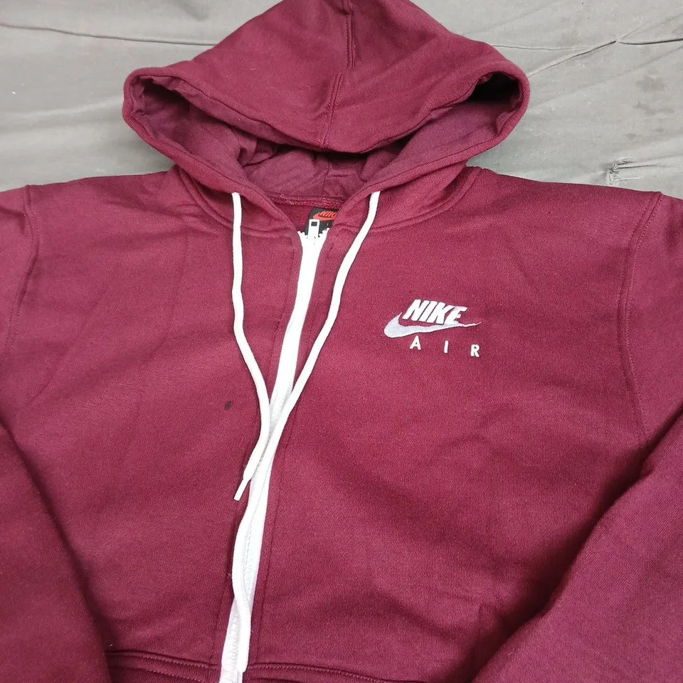 NIKE AIR FULL ZIP HOODED JACKET SIZE M