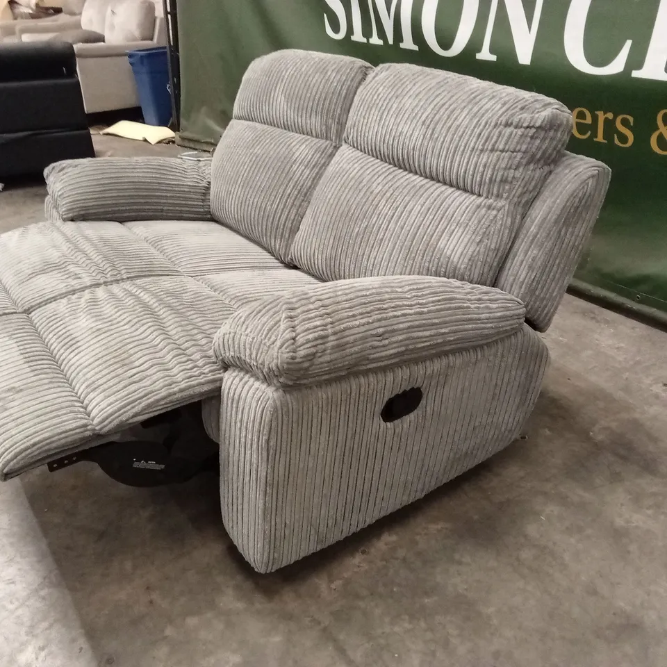 BARON FABRIC 2 SEATER MANUAL RECLINER SOFA RRP £799