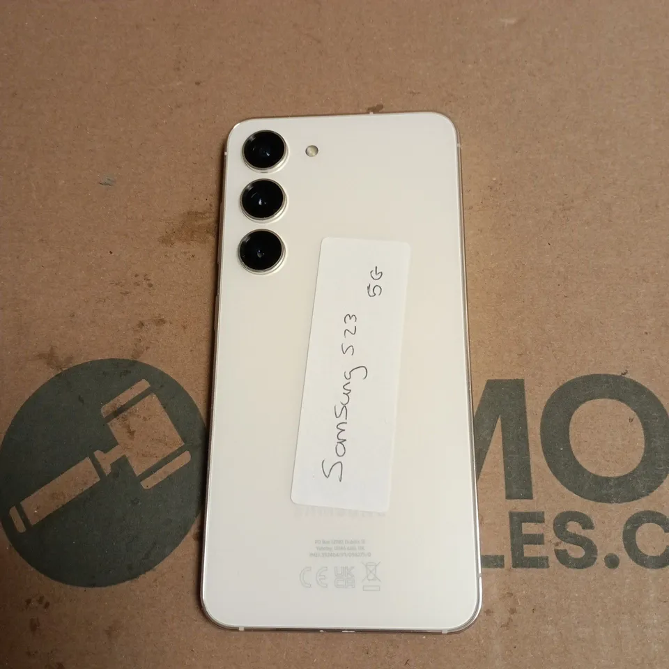 SAMSUNG S23 5G WHITE PHONE UNBOXED