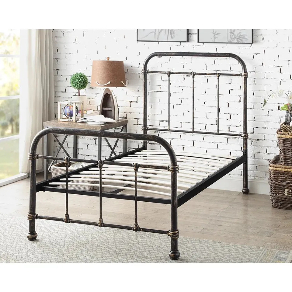 BOXED CHARLOTTESVILLE SINGLE BED FRAME (2 BOXES)