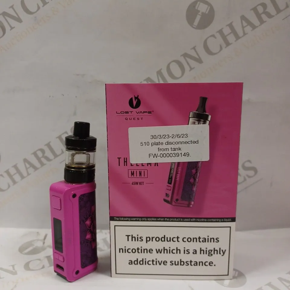 BOXED LOST VAPE - THELEMA MINI 45W KIT (PINK SURVIVOR)