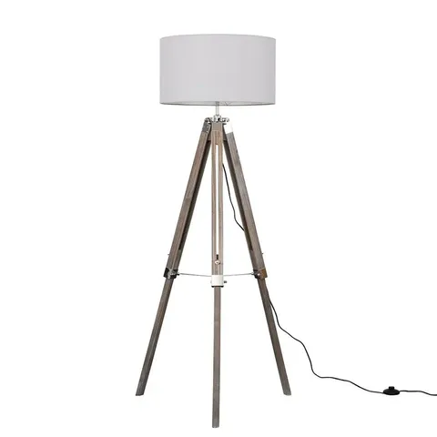 BOXED AZELINE 143CM TRIPOD FLOOR LAMP