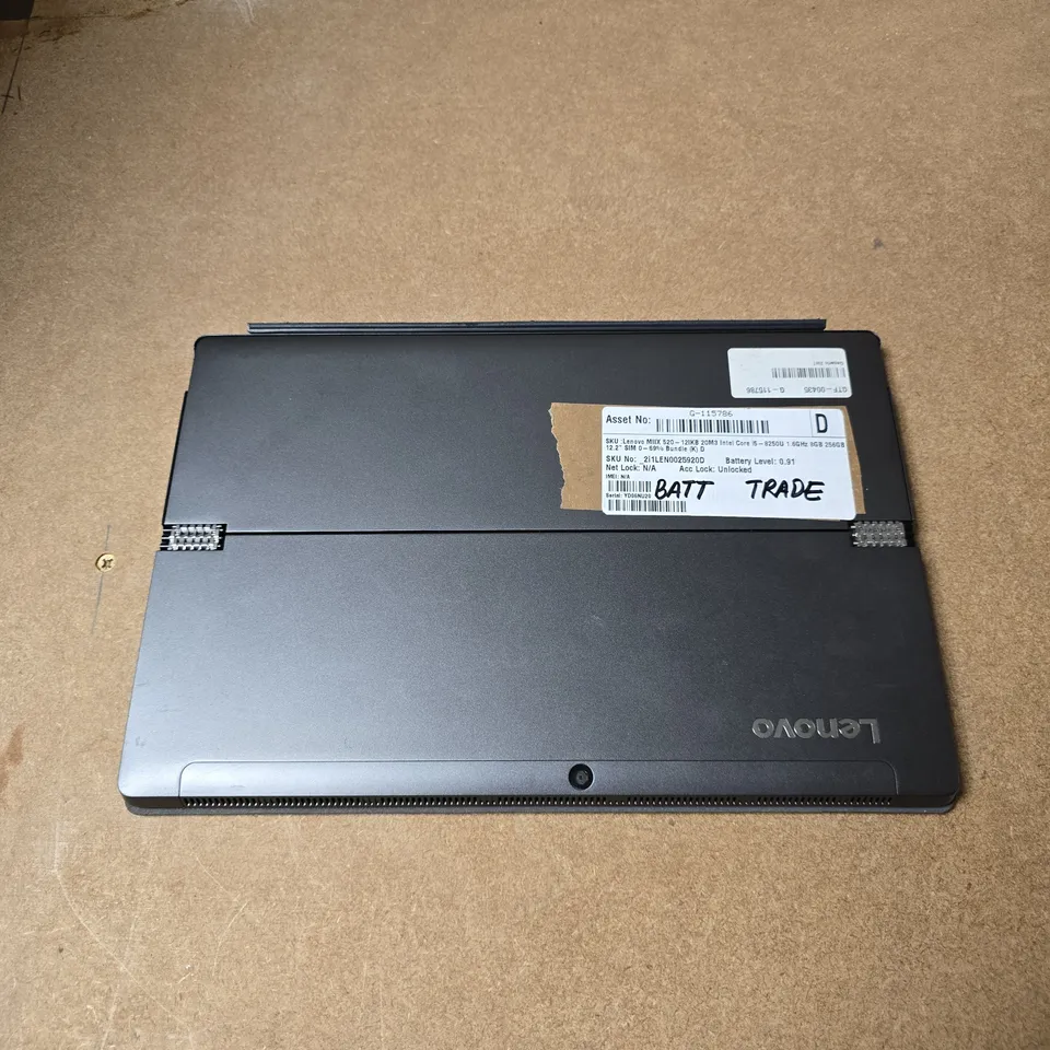 LENOVO MIIX 520 NOTEBOOK TABLET