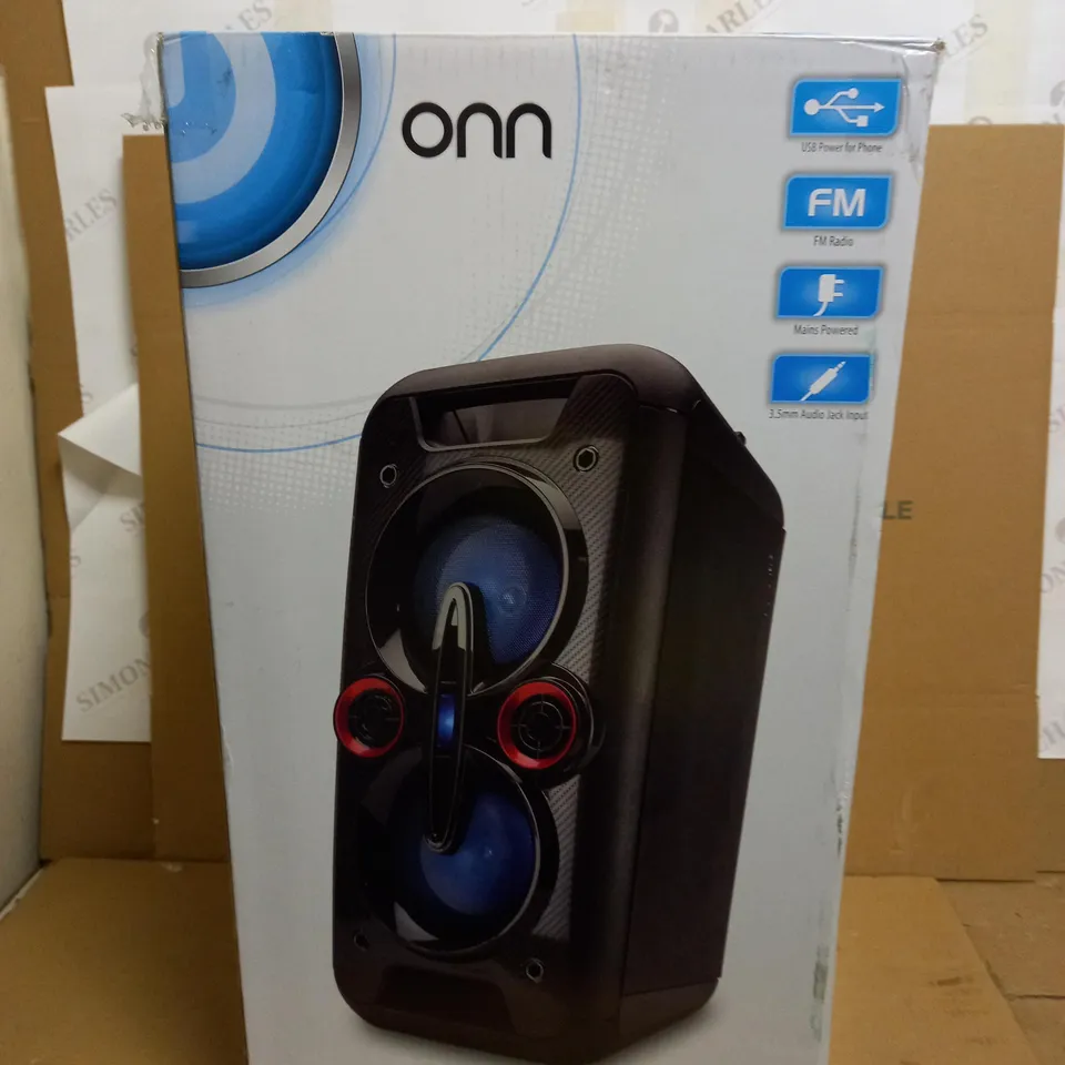 ONN BLUETOOTH PARTY SPEAKER 3.5MM JACK
