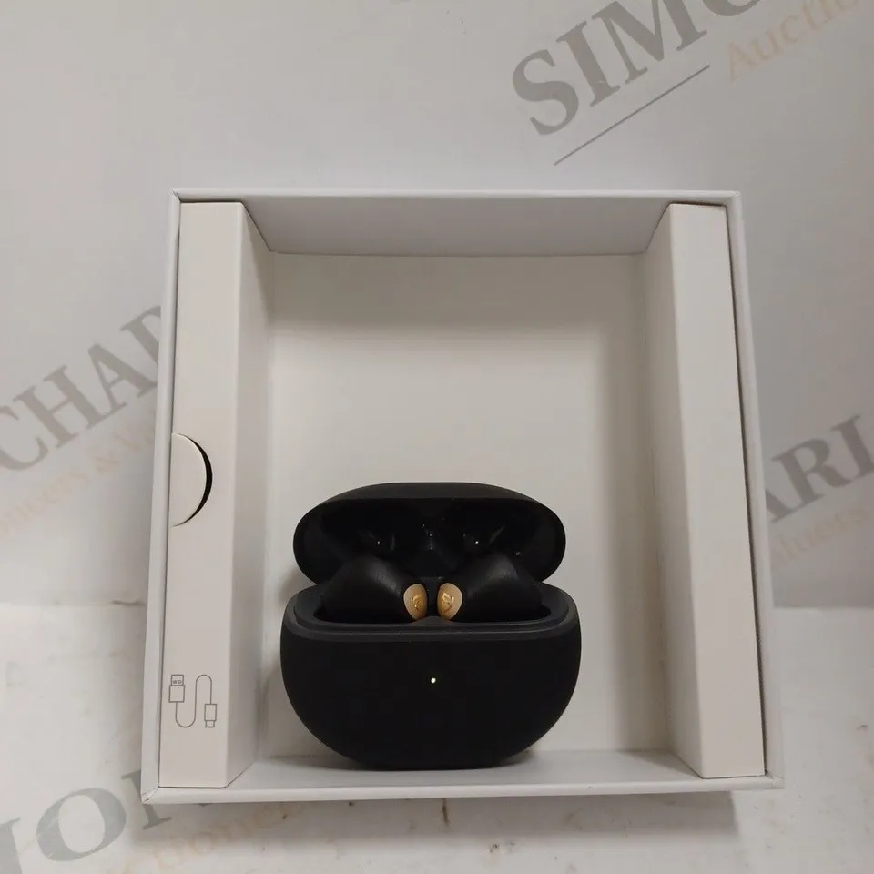 SOUNDPEATS WIRELESS EARBUDS HI-RES AUDIO BLACK & GOLD