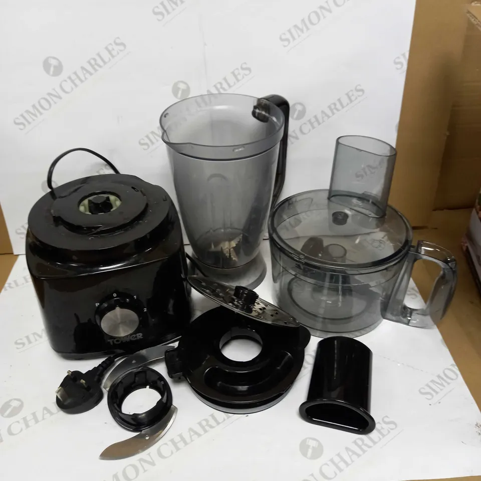 TOWER T18007BLK FOOD PROCESSOR AND BLENDER
